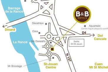 B&b Hotel Saint Malo Sud
