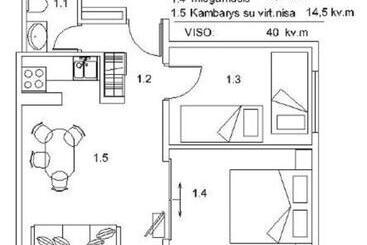 پانسیون Palanga Pas Vidute