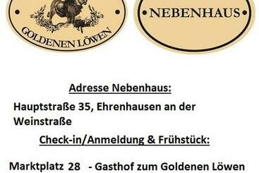مبيت وإفطار Gasthof Zum Goldenen Löwen   Nebenhaus