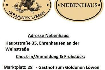 تختخواب و صبحانه Gasthof Zum Goldenen Löwen   Nebenhaus