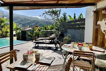 پانسیون Villa Ti Moon, Entre Deux, Piscine