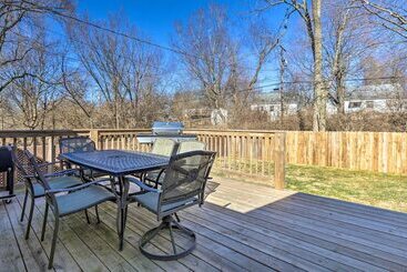 Quaint Creekside Cottage W/ Porch & Backyard!