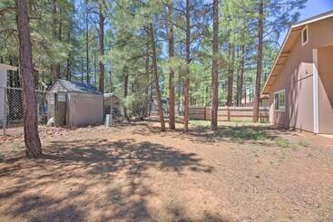 Fenced Yard, Fire Pit: Quiet Show Low Home!