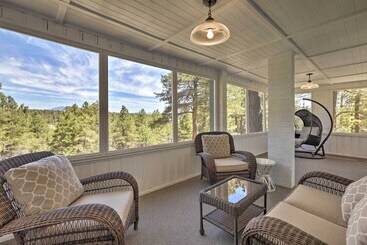Flagstaff A Frame Cabin W/ Deck & Lovely Views!