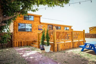 The Big Texan   Cabins And Wagons