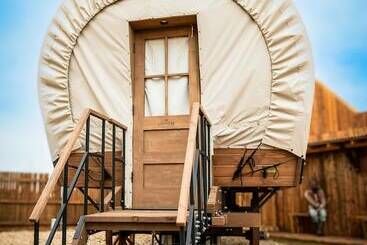 The Big Texan   Cabins And Wagons