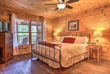 Cabin W/ Deck + Fireplace <3 Mi To Dollywood!
