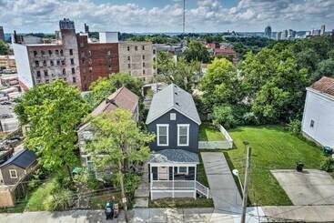 Chic Home W/ Yard < 3 Mi To Dtwn Cincinnati!
