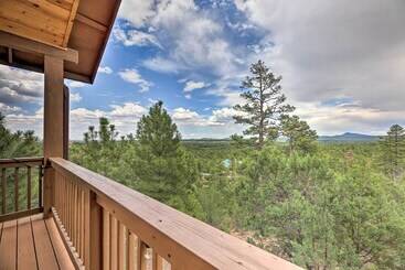 Dog Friendly Show Low Cabin W/ Deck & Views!