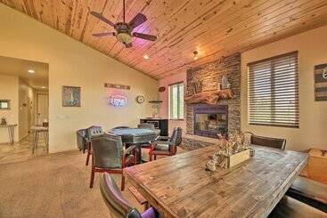 Dog Friendly Show Low Cabin W/ Deck & Views!