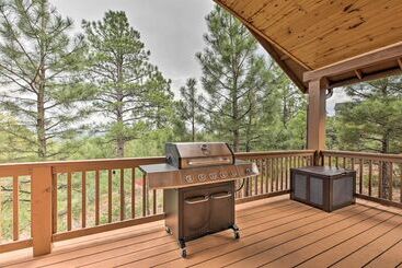 Dog Friendly Show Low Cabin W/ Deck & Views!