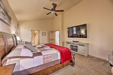 Dog Friendly Show Low Cabin W/ Deck & Views!