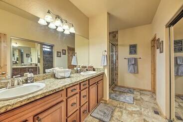 Dog Friendly Show Low Cabin W/ Deck & Views!