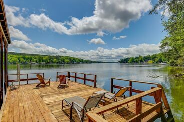 별장 Scenic New London Home On Badin Lake