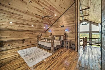 Galena Cabin W/ Wraparound Porch & Game Room!