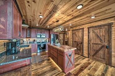 Galena Cabin W/ Wraparound Porch & Game Room!