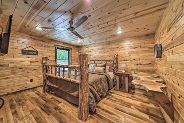 Galena Cabin W/ Wraparound Porch & Game Room!