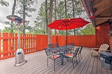 Ruidoso Cabin W/ Deck & Grill   Walk To Town!