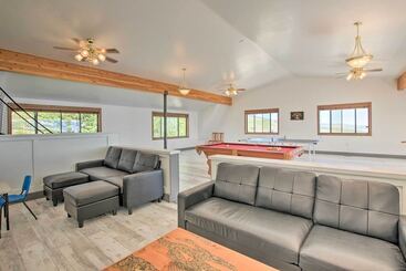 Breathtaking Bear Lake Escape W/ Game Room & View!