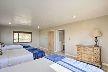 Breathtaking Bear Lake Escape W/ Game Room & View!