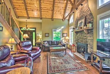 קוטג'' 3 Mi To Museums: Smoky Mountains Cabin W/ Deck