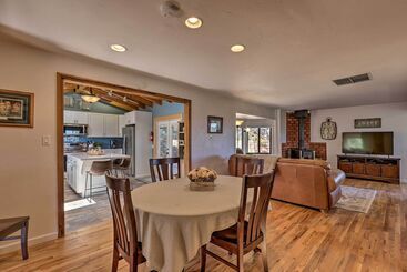 Prescott Cabin W/ Deck & Mtn Views: 4 Mi Downtown!