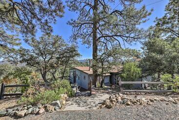 Prescott Cabin W/ Deck & Mtn Views: 4 Mi Downtown!