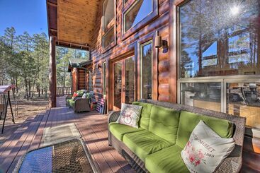 Family Friendly Show Low Cabin W/ Deck & Game Room