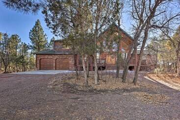 Family Friendly Show Low Cabin W/ Deck & Game Room