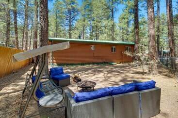 Dog Friendly Show Low Retreat W/ Fire Pit & Grill!
