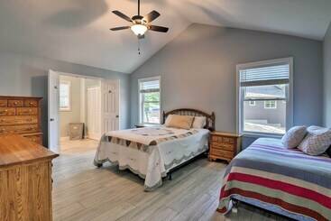 Covered Deck, Grill & Game Room: Gilford House!
