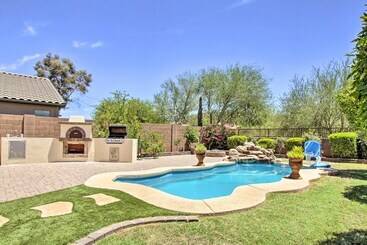 Sunny Phoenix Abode W/ Pool, Grill & Fire Pit
