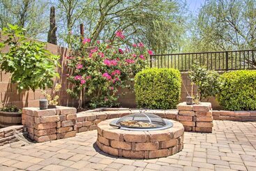 Sunny Phoenix Abode W/ Pool, Grill & Fire Pit