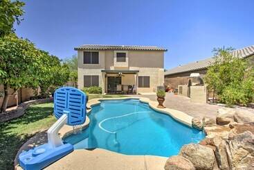 Sunny Phoenix Abode W/ Pool, Grill & Fire Pit