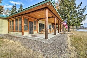 Kalispell Riverfront Home By Glacier National Park