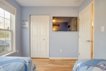 별장 Lovely Ocean View Retreat, 3 Mi To Bethany Beach!