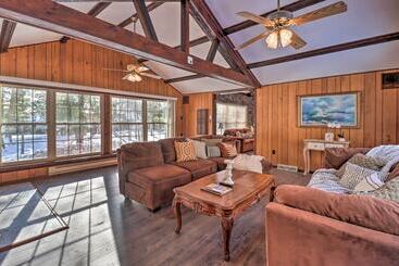 Walk To Lake Harmony: Home W/ Hot Tub & Fire Pit