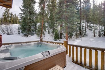 Rustic Cabin W/ Hot Tub & Deck In Breckenridge