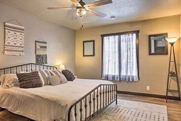 Modern Lead Cabin W/ Private Hot Tub & Fireplace!