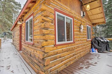 Picturesque Alma Log Cabin W/ Deck & Grill!