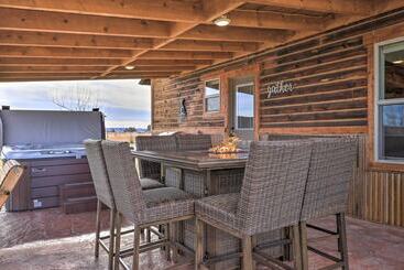 Secluded Cabin W/ Hot Tub, Game Room & Views!