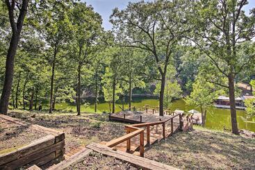Private Fishing Dock: Grand Lake Home