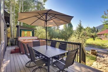 Walk To Main St Frisco: Home W/ Hot Tub + Deck!