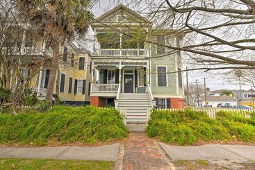 Historic Galveston Home, 1 Mile To Pleasure Pier!