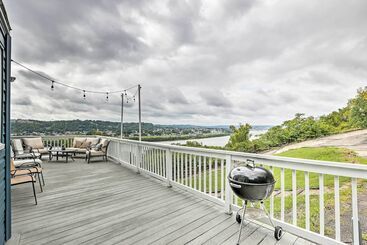 Queen City Home W/ Ohio River View 3 Mi To Dtwn!