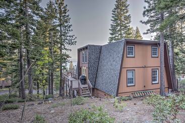 Tahoe City A Frame Home 10 Mi To Skiing!