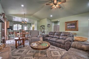 Modern Retreat W/ Deck: Walk To White River!