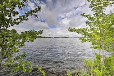 Pet Friendly Togus Pond Home: Kayak & Canoe!