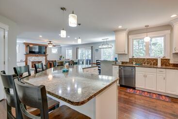 Stunning Wells Home W/ Fire Pit & Porch!