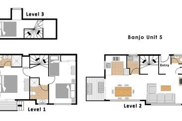 فندق Banjo 5 Two Bedroom And Loft With Alpine Views And Fireplace